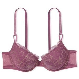 NWT VS Sexy Tee Lace Lightly Lined Demi Bra